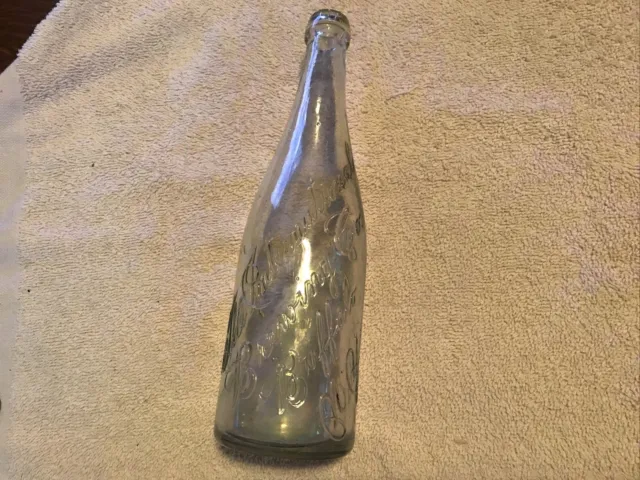 International Brewing Co. Vintage Glass Embossed Beer Bottle, Buffalo, New York