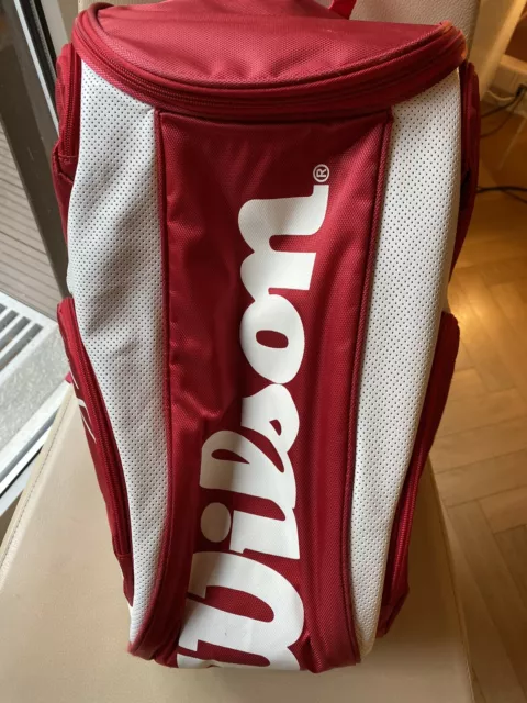 Wilson Tennisrucksack rot, Modell "Tour", gebraucht