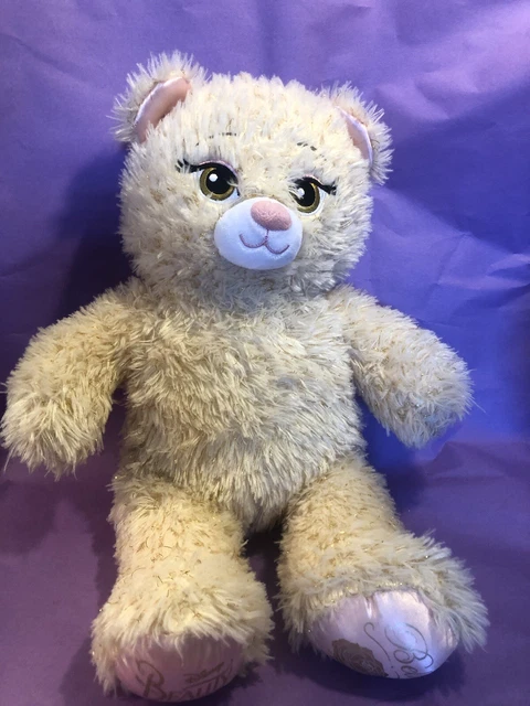 DISNEY BEAUTY AND the Beast Princess Belle 17" Teddy Bear Plush Build a ...