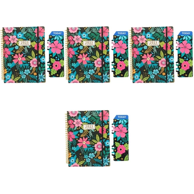4 PCS 2023 Notebook Paper Student Diary Notepads Stationery
