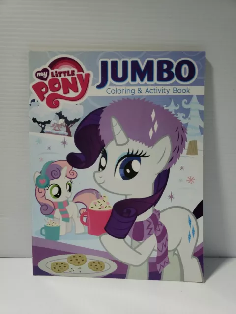 NEW My Little Pony Christmas Jumbo Coloring & Activity Book Holiday Winter MLP