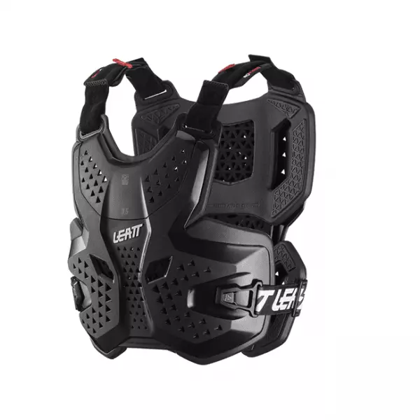 Leatt Adults 3.5 Motocross MX Enduro Body Armour Chest Protector - Black