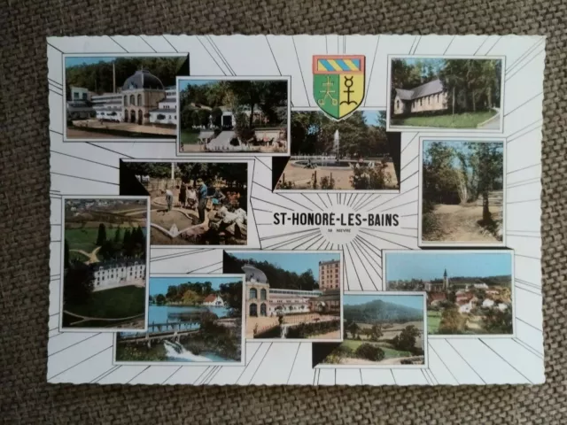 Cpsm Cpm Saint Honoré Les Bains Différentes Vues