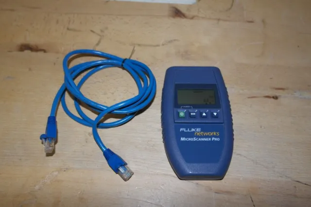 Fluke networks Microtest Microscanner Pro Netzwerk Kabel Tester Verifier utp