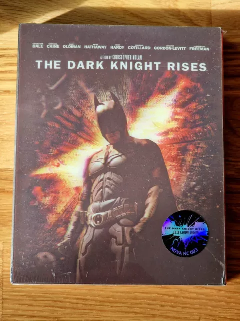 The Dark Knight Rises / Novamedia Lenticular Blu-Ray Fullslip Steelbook / OVP