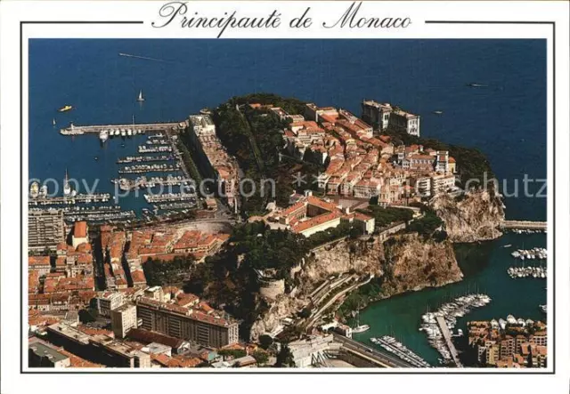 72499206 Monaco Fliegeraufnahme Le Rocher Monaco