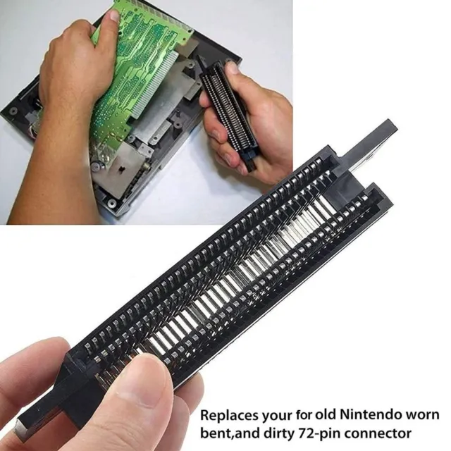 Douille Fente à cartouche Pour NES 8 Bit 72 Pin Connecteur For NES