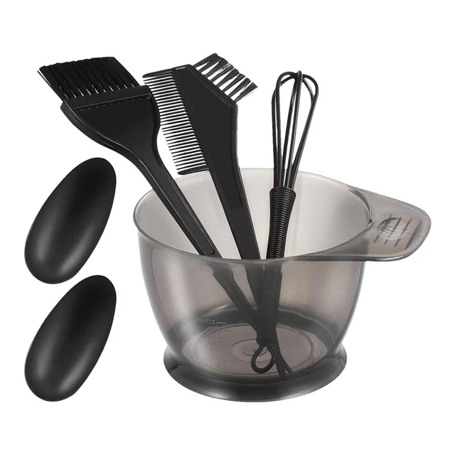 Set Di 5 Strumenti Per Colorare Capelli, Set Strumenti Di Colorazione, Ciotola E Pennello Per Tinta Capelli, Copri Orecchie Per Colorare Capelli
