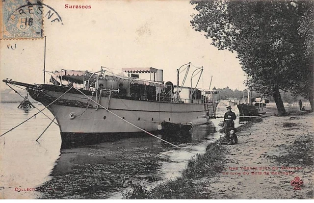 92 - SAN63239 - SURESNES - Des Yachts le long du Bois de Boulogne