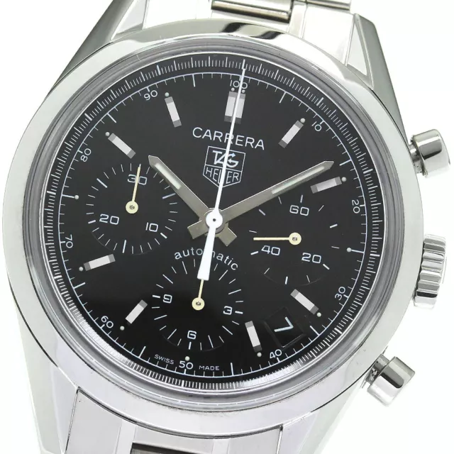 TAG HEUER Carrera CV2111-0 Chronograph black Dial Automatic Men's Watch_804891