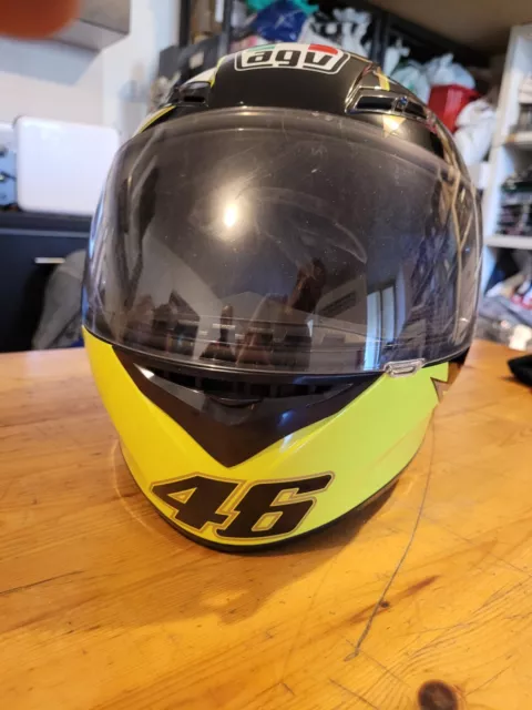 Casque Moto AGV K-3 XL 61-62 Numéro 46 Valentino ROSSI