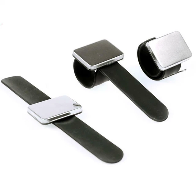 Magnetic Wrist Sewing Pin Cushion Pins Holder Silicone XRE Bracelet HOT Z6W2