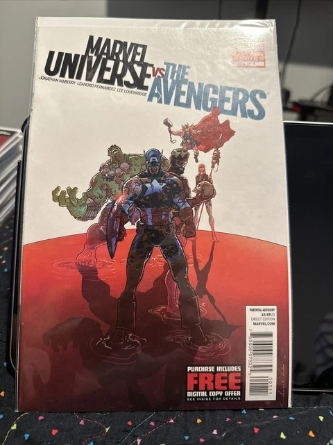 Marvel Comic Book Marvel Universe Vs The Avengers #1