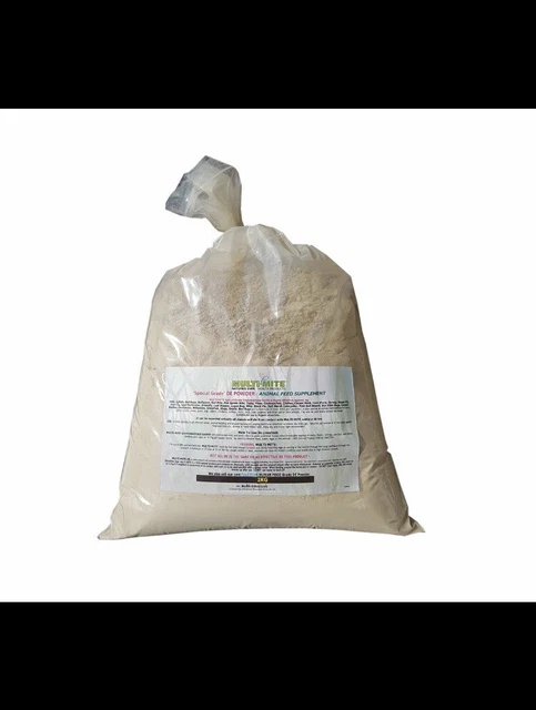 MULTI MITE 2KG DIATOMACEOUS EARTH DE Red Mite, Flea Worming DE FEED Grade Powder