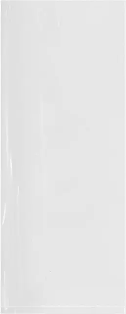 Plymor Flat Open Clear Plastic Poly Bags, 4 Mil, 4" X 10" (Pack of 100)
