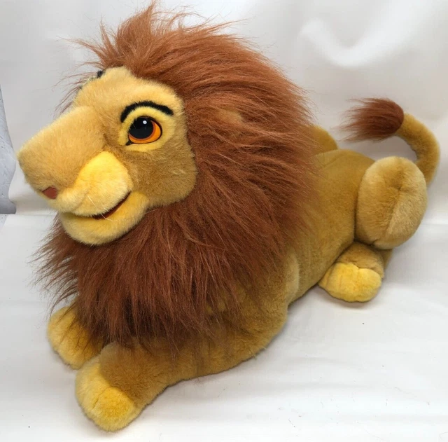 WALT DISNEY THE Lion King Large 2 ft Long Plush Simba Mufasa Lion Hand
