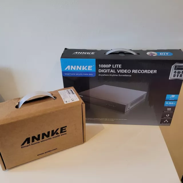 Annke DN41R CCTV Surveillance DVR receiver + 2 cameras Boxed