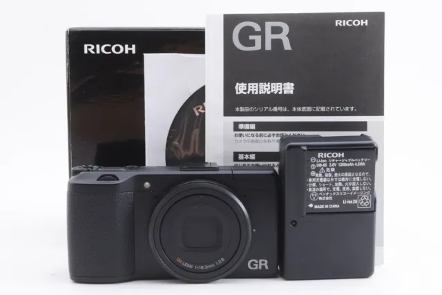 Ricoh GR 16.2MP Digital Camera Black 7590 Shots w/ Box [Exc+++] #2715A