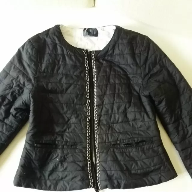 Giacca bambina Sarabanda tg 12 anni colore bianco e nero