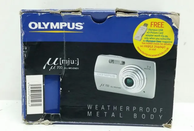 Olympus U700 All-Weather Olympus AF 3X Optical Zoom 7.1 Megapixel Digital Camera