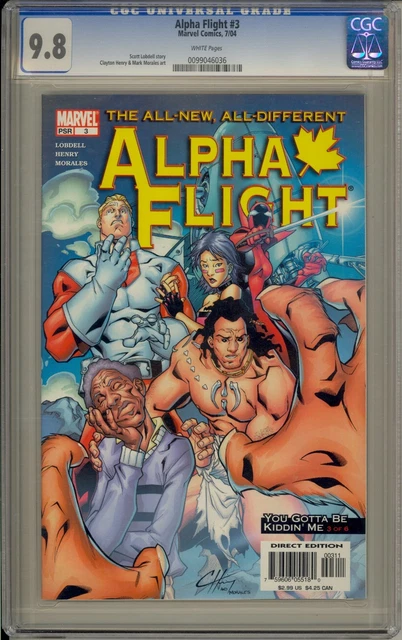 Alpha Flight #3 - Cgc 9.8 - All-New, All-Different Alpha Flight