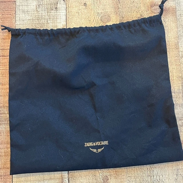Zadig & Voltaire Black Drawstring Dust Bag