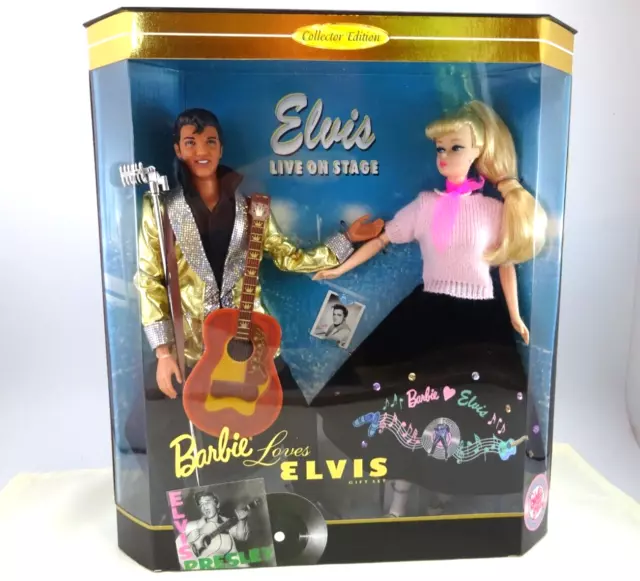 Mattel Barbie Loves Elvis Live On Stage Gift Set Collector Edition Nrfb 17450 Mattel Barbie Loves Elvis Live On Stage Gift Set Collector Edition Nrfb 17450