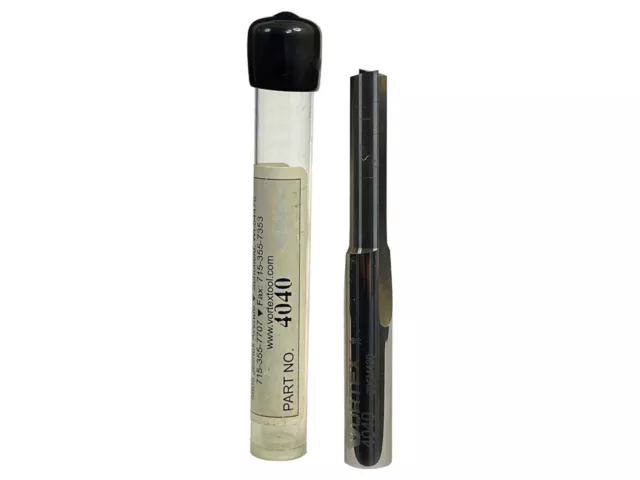 Vortex 4040 CNC Double Edge Straight Z Flute Finishing Router Bit 3/8" Tool