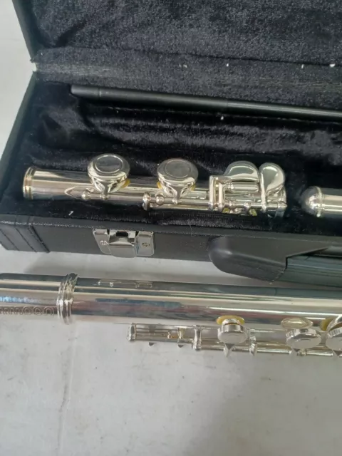 Ammoon Flute Cupronickel Silver Plated 16 Closed Holes C Key with Case... 3
