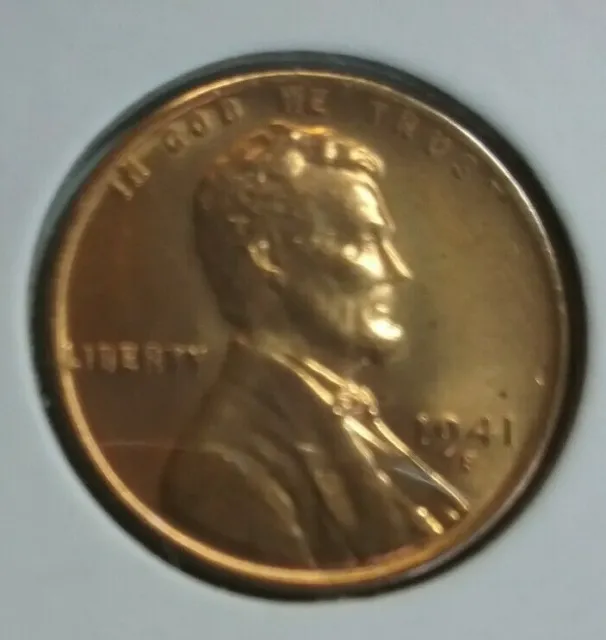 1941 Lincoln Wheat Cent  S - BU - Uncirculated
