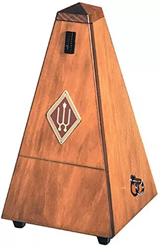 WITTNER wooden metronome Walnut color matte finish beat bell without 803M