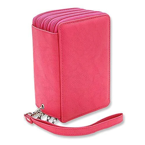 YFZYT Trousse à crayons portable à 4 compartiments avec fermeture éclair 72 e...