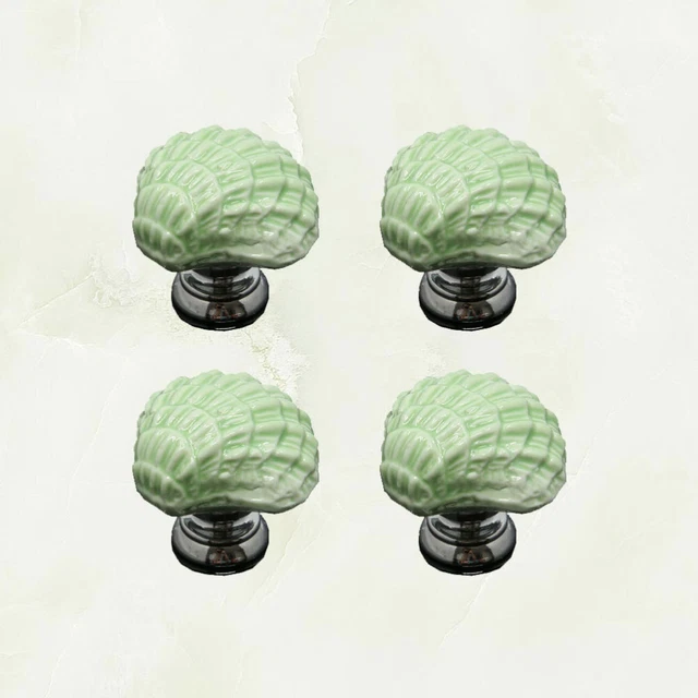 4 Pcs Wardrobe Handle Cupboard Handles Knobs Dresser Drawers The Mediterranean 2