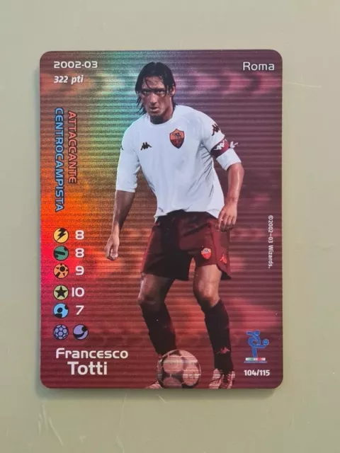 Francesco Totti 104/115 FOIL - Football Champions Calciomercato 2002/03