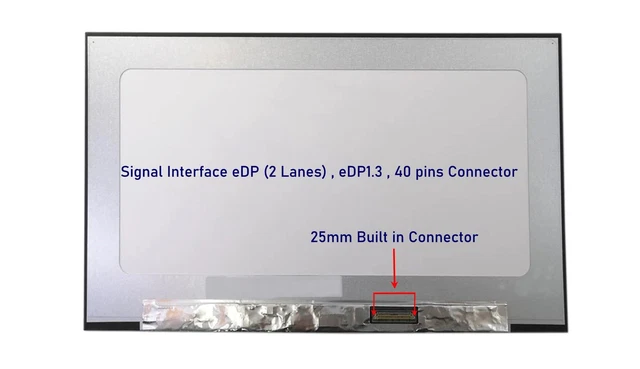 Dell DP/N JTPF4 CN-0JTPF4 14,0" FHD On-Cell Touchscreen Display AG 40 Pin 3