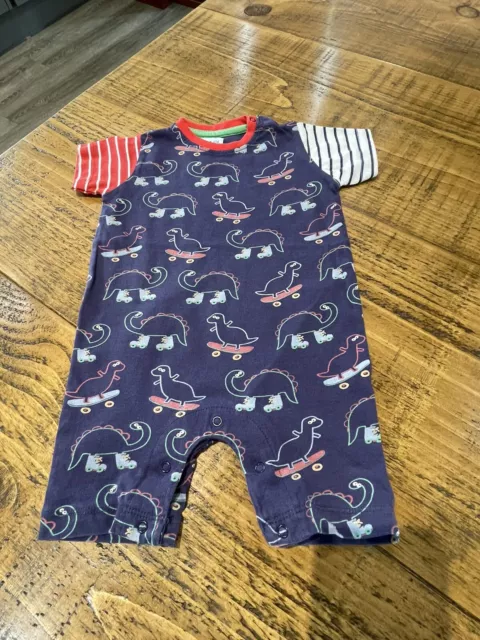 Baby Lilly & Sid Dino Romper 6-12 Months