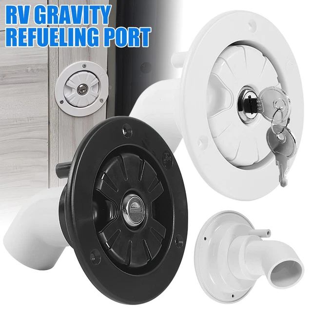 CAR FRESH WATER Lock Inlet Hatch RV Camper Filler Cap Tank For Caravan