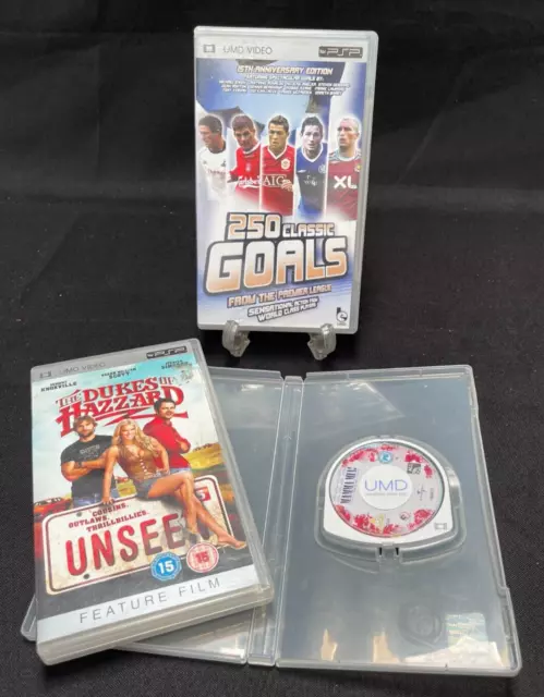 Rare - Sony PSP (UMD) - Film Bundle - Mamma Mia / Dukes Of Hazzard / 250 Goals