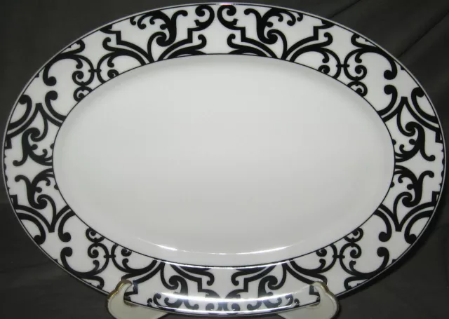 Beautiful Limoges Jammet Seignolles Pontresina Art Deco Oval Platter 13 3/4"