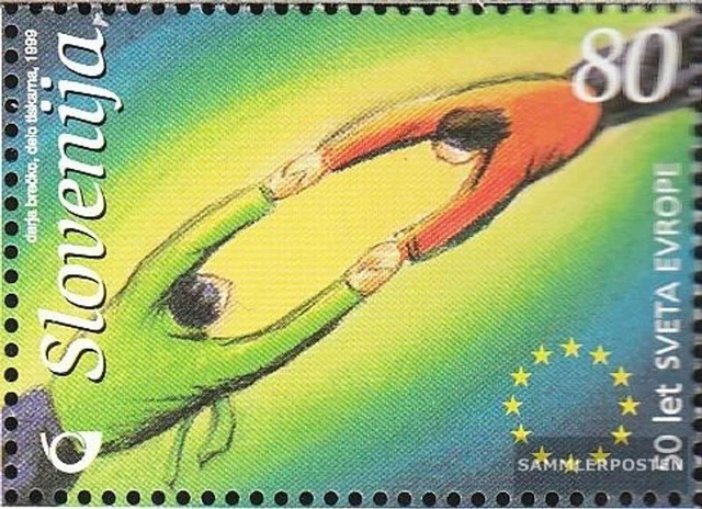 Slowenien 258 (kompl.Ausg.) postfrisch 1999 50 Jahre Europarat