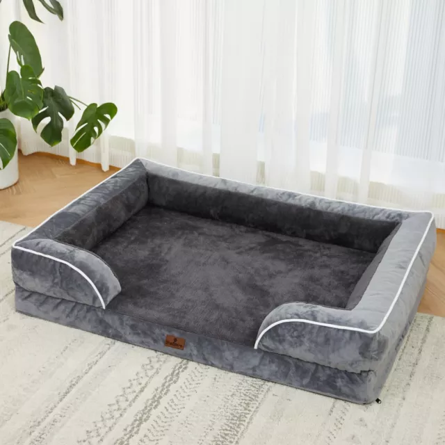 Jumbo Dog Bed Memory Foam Orthopedic Dog Bed Large Dogs Pet Calming Bed Dog Nest