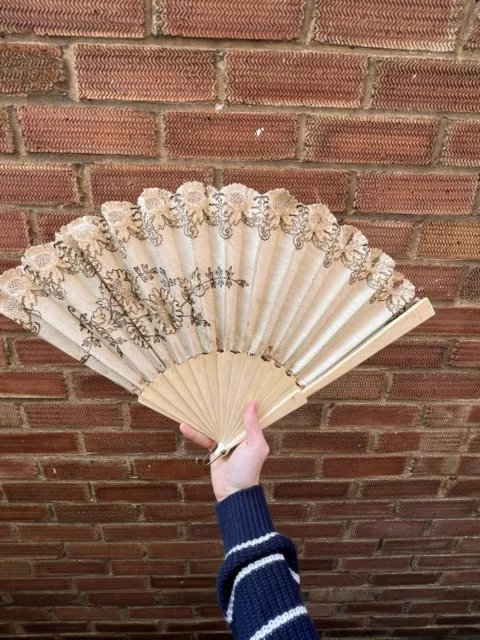 Antique Victorian Fan   c1890