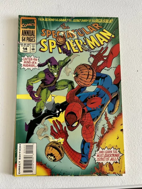 🎃 Spectacular Spider-Man Annual #14 Direct Market Edition ~ 1994 SEE PICS