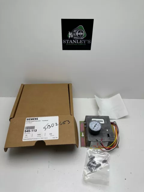 Siemens 545-113 Analog Output Pneumatic Transducer New