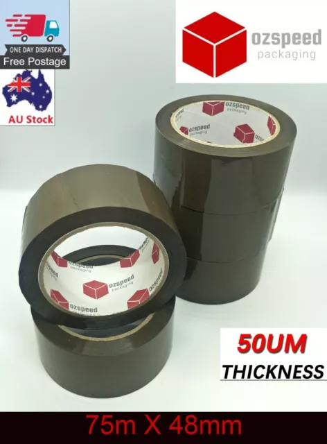 Brown Packing Packaging Tape Heavy duty 48mm*75M 50um Industry Grade