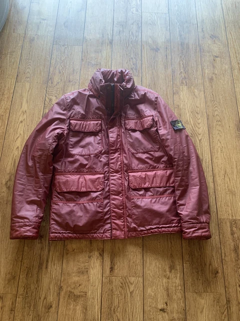 STONE Mussola Gommata（バーガンディ） STONE ISLAND Mussola Gommata