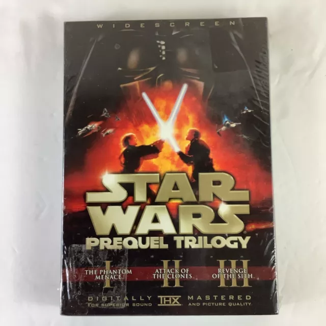 Star Wars Prequel Trilogy (DVD, 2008, 6-Disc Set, Checkpoint Sensormatic...