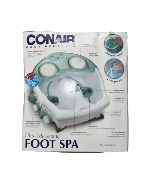 Conair Body Benefits Ultra Massaging Foot Spa With Paraspa Socks 3