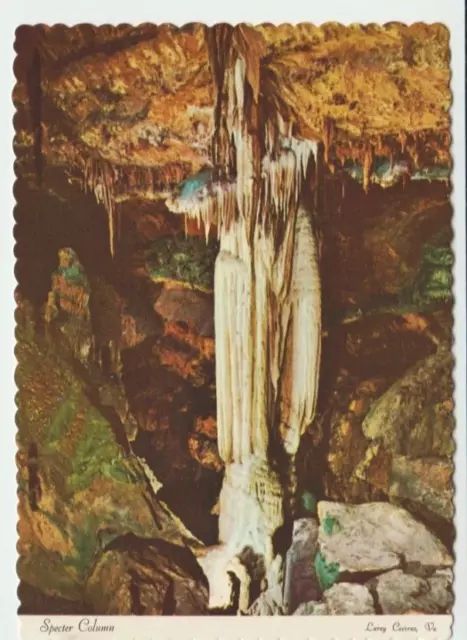 Specter Column - The Beautiful Caverns of Luray, Virginia - Postcard P1