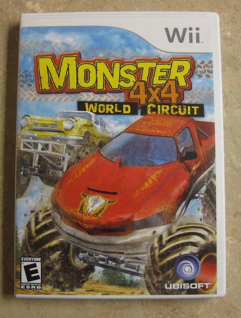Nintendo Wii Video Game Monster 4 X 4 Complete Tested Working Instructions